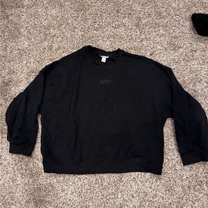 Victoria's Secret Black Crewneck Sweater